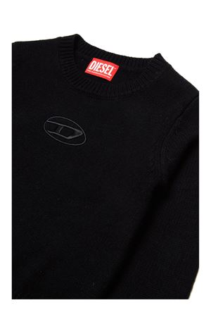 maglione in lana nero DIESEL KIDS | J02084KYAYXK900